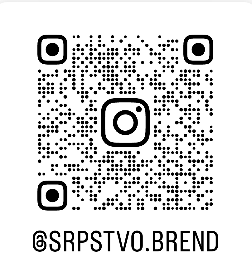 Instagram QR код — @srpstvo.brend